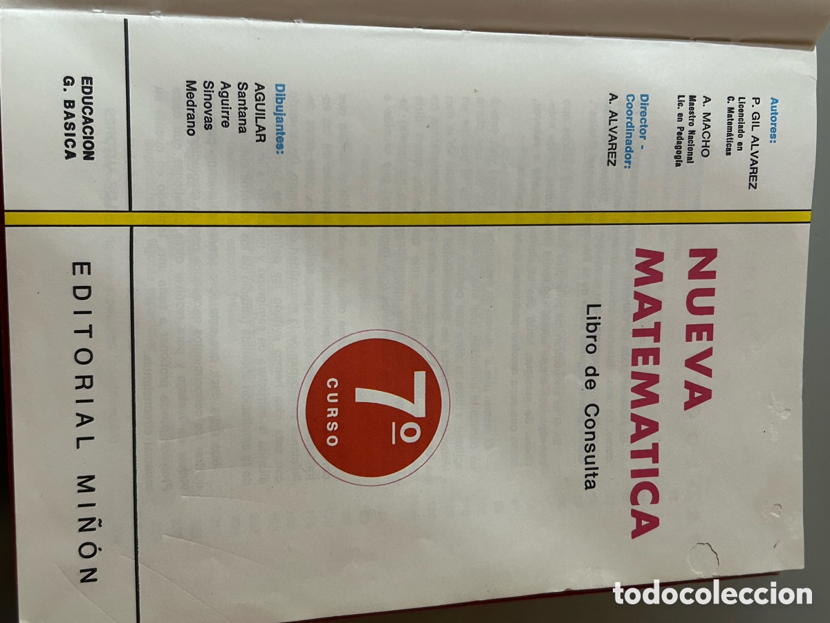 Libros de segunda mano: Libro escolar nueva matem&aacute;tica editorial mi&ntilde;on - Foto 2
