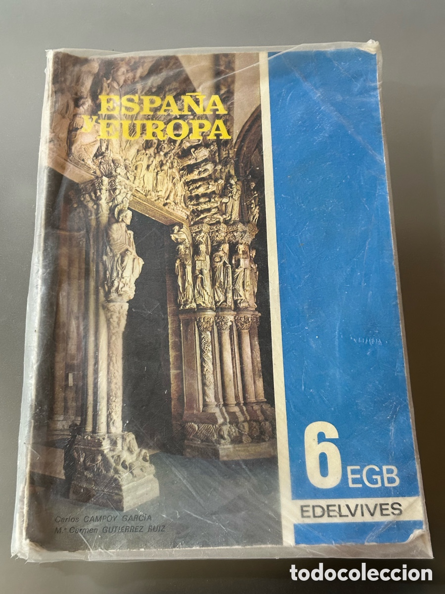 Libros de segunda mano: Libro escolar Espa&ntilde;a y Europa editorial edelvives - Foto 1