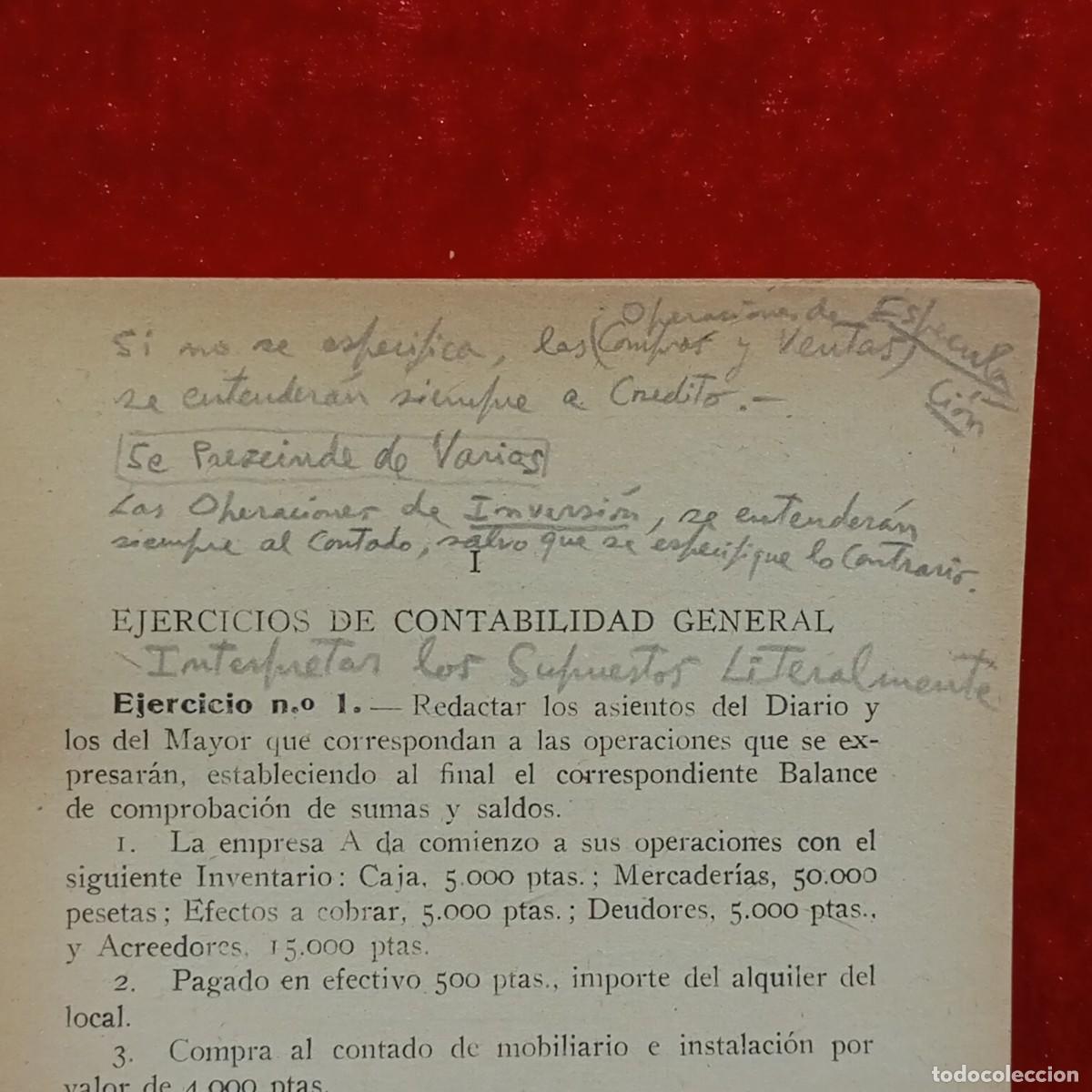 Libros de segunda mano: FERNANDO B. Y MAURI - PROBLEMAS Y EJERCICIOS DE CONTABILIDAD - ED. JUVENTUD - 1957 / 509-E - Foto 6