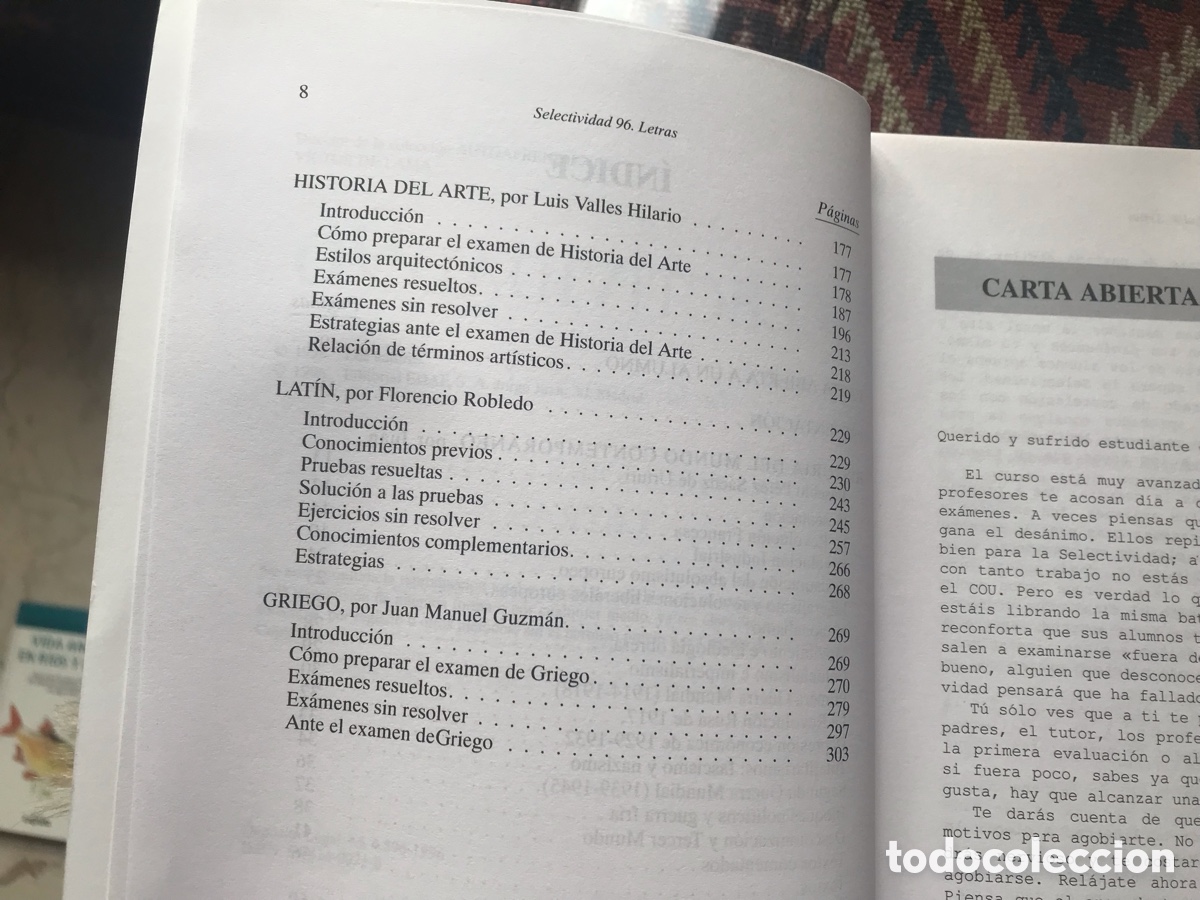 Libros de segunda mano: Selectividad 96. Opciones C y D: Letras. Edaf - Foto 5