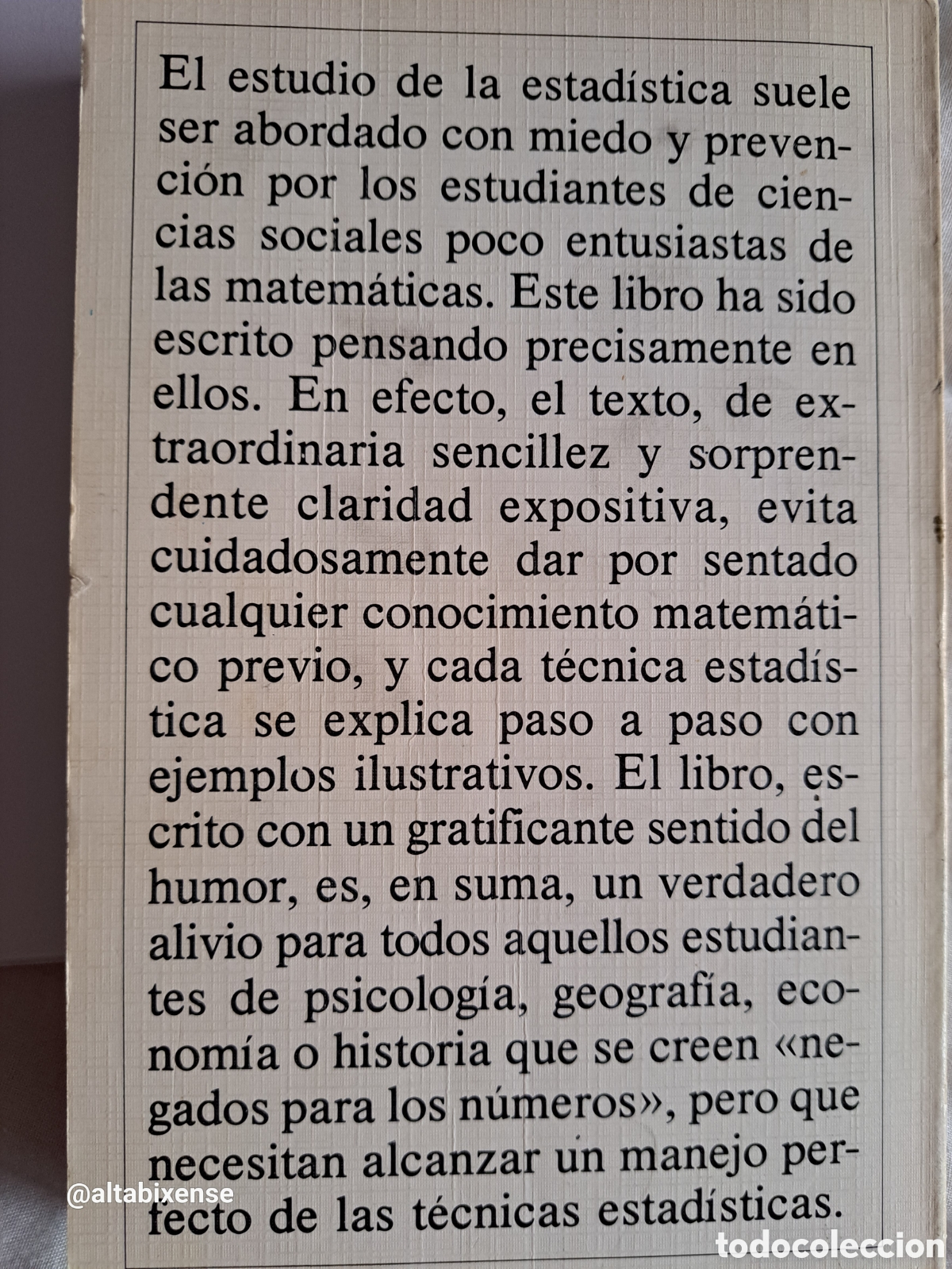 Libros de segunda mano: Estad&iacute;stica f&aacute;cil frances Clegg - Foto 2