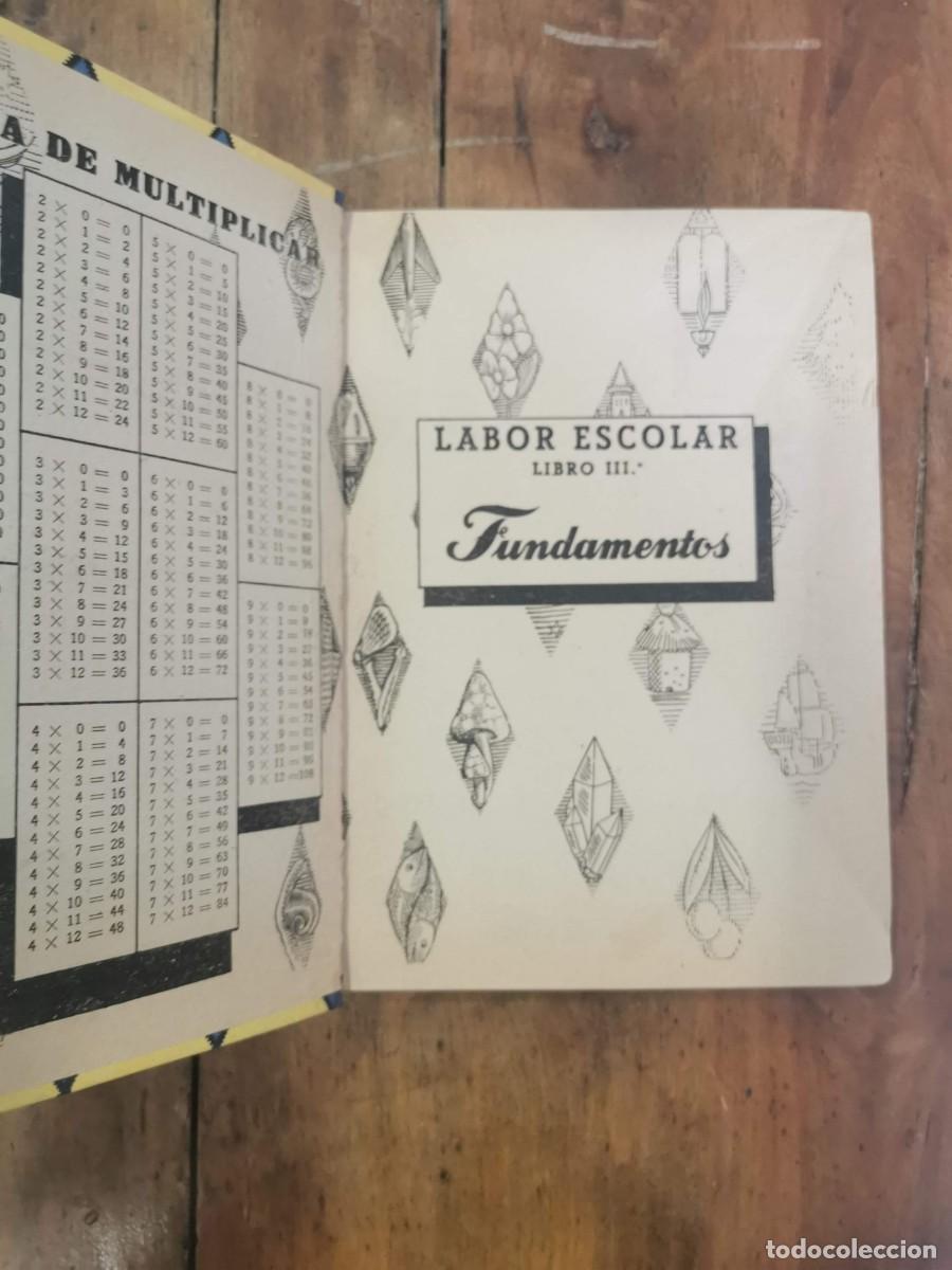 Libros de segunda mano: FUNDAMENTOS. Libro Tercero correspondiente al Segundo Ciclo de Ense&ntilde;anza Elemental - Foto 2