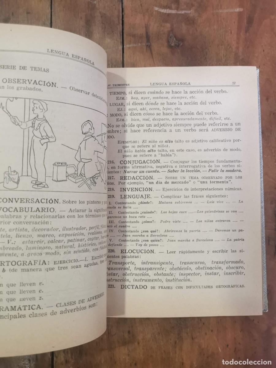 Libros de segunda mano: FUNDAMENTOS. Libro Tercero correspondiente al Segundo Ciclo de Ense&ntilde;anza Elemental - Foto 4