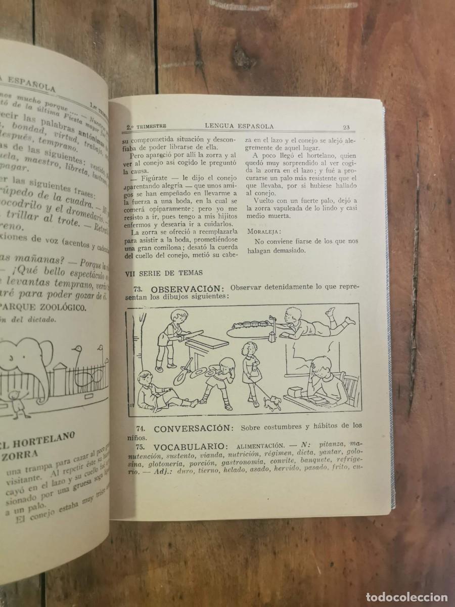 Libros de segunda mano: FUNDAMENTOS. Libro Tercero correspondiente al Segundo Ciclo de Ense&ntilde;anza Elemental - Foto 5