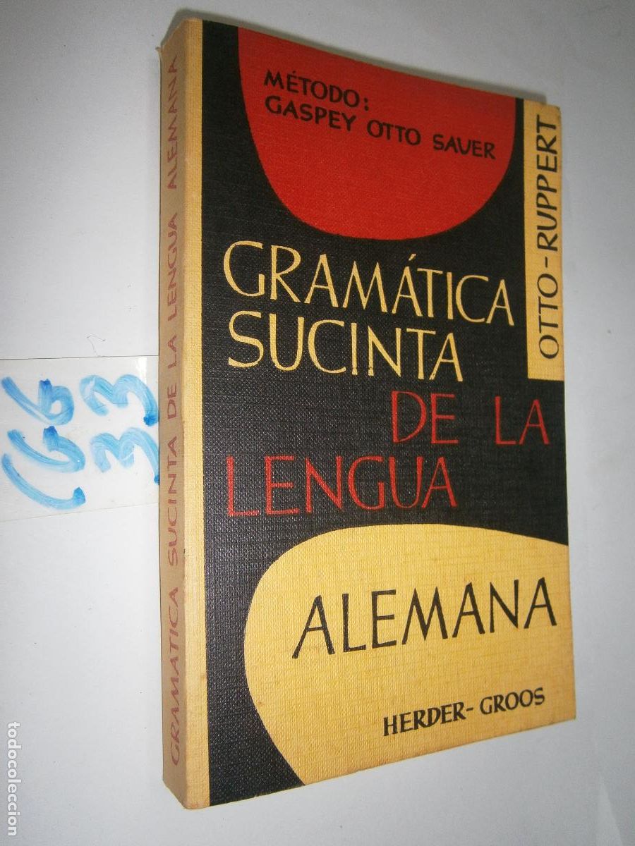 Libros de segunda mano: GRAMATICA SUCINTA DE LA LENGUA ALEMANA - Foto 1
