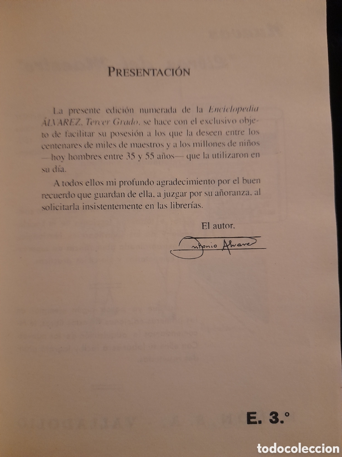 Libros de segunda mano: Enciclopedia &Aacute;lvarez tercer grado, Edaf de 1998 ejemplar n&uacute;merado - Foto 5