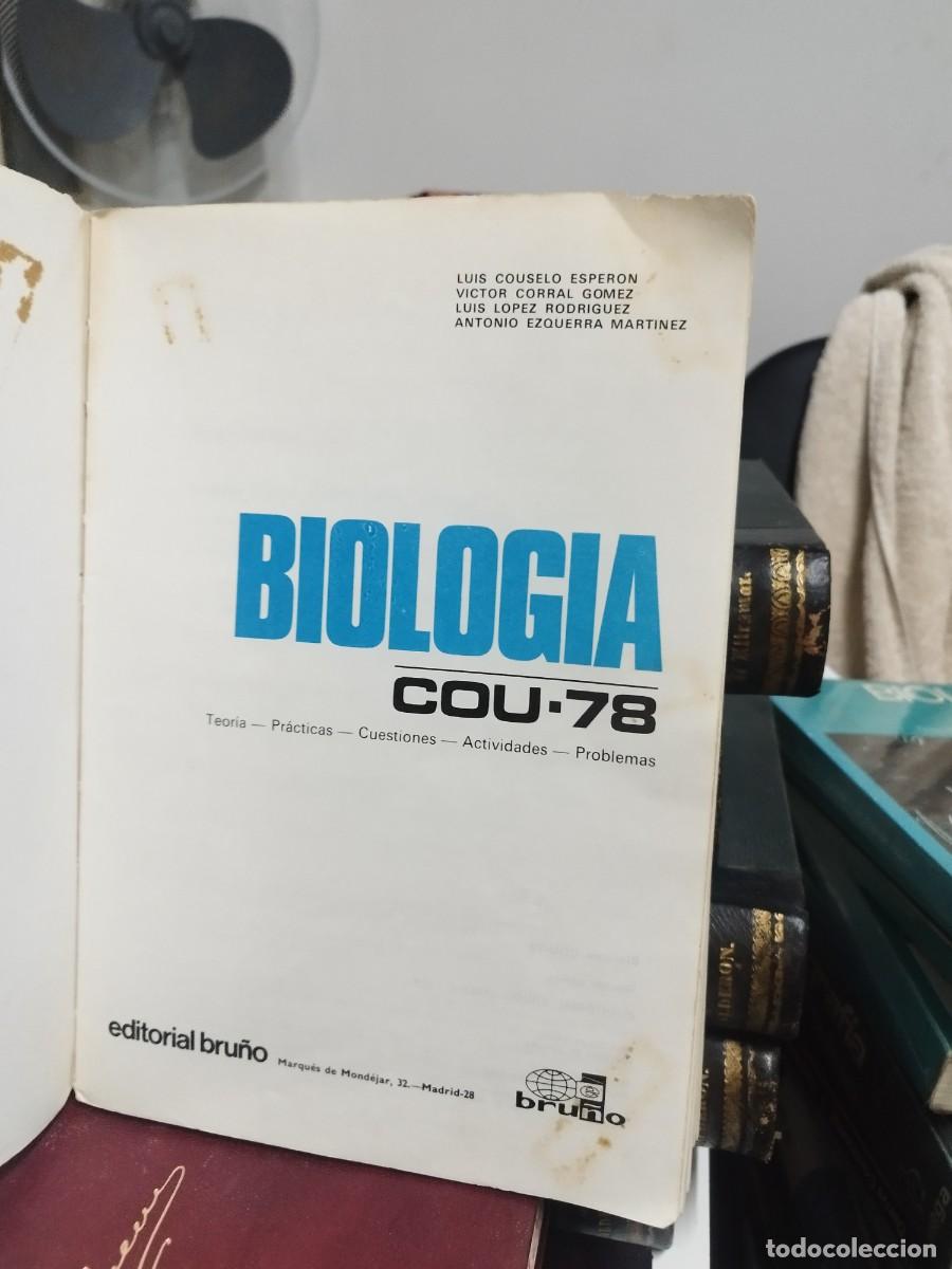 Libros de segunda mano: BIOLOG&Iacute;A COU 78 - EDITORIAL BRU&Ntilde;O - Foto 2
