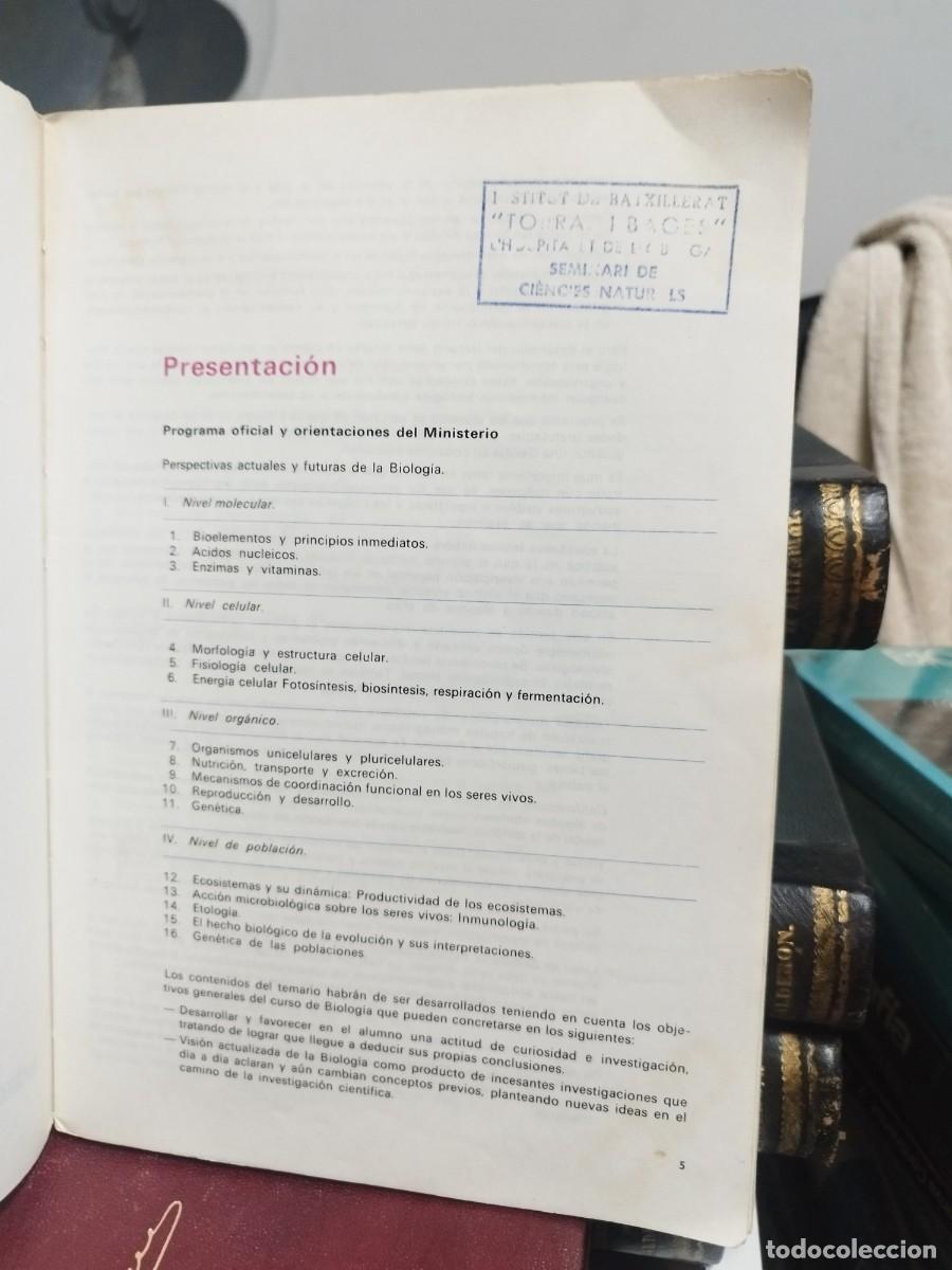 Libros de segunda mano: BIOLOG&Iacute;A COU 78 - EDITORIAL BRU&Ntilde;O - Foto 5