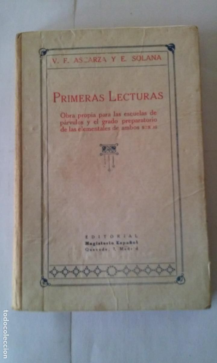 Libros de segunda mano: libro de primeras lecturas 1929 - del magisterio espa&ntilde;ol - Foto 1