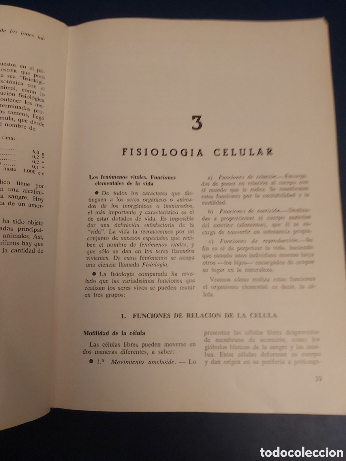 Libros de segunda mano: ELEMENTOS DE BIOLOG&Iacute;A # S. ALVARADO 1974 - Foto 6