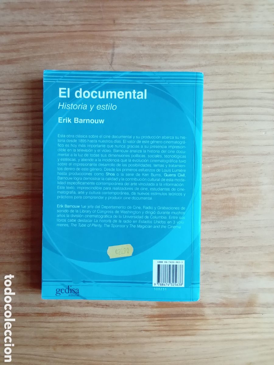 Libros de segunda mano: El documental - Historia y estilo. Erik Barnouw - Foto 2