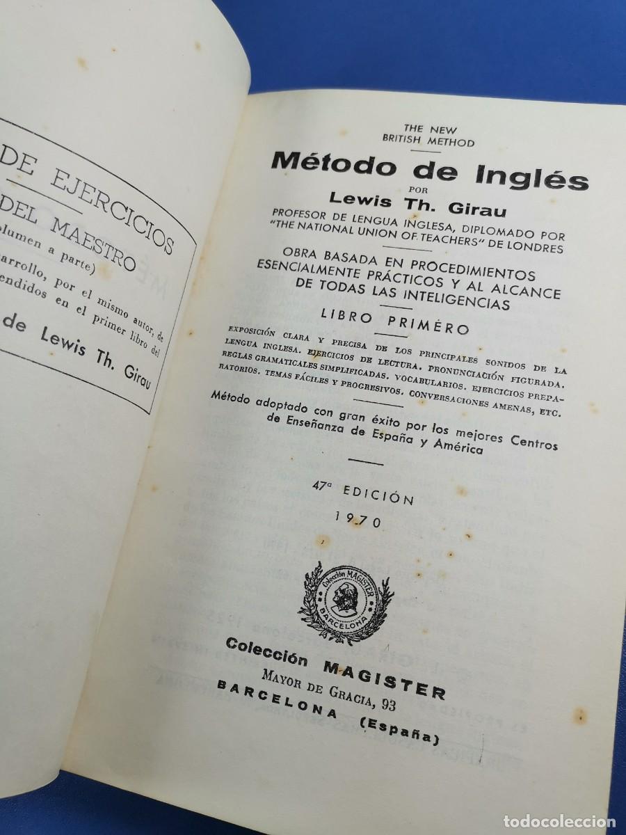 Libros de segunda mano: M&eacute;todo de Ingl&eacute;s, de Lewis Th. Girau - 1970 - Foto 10