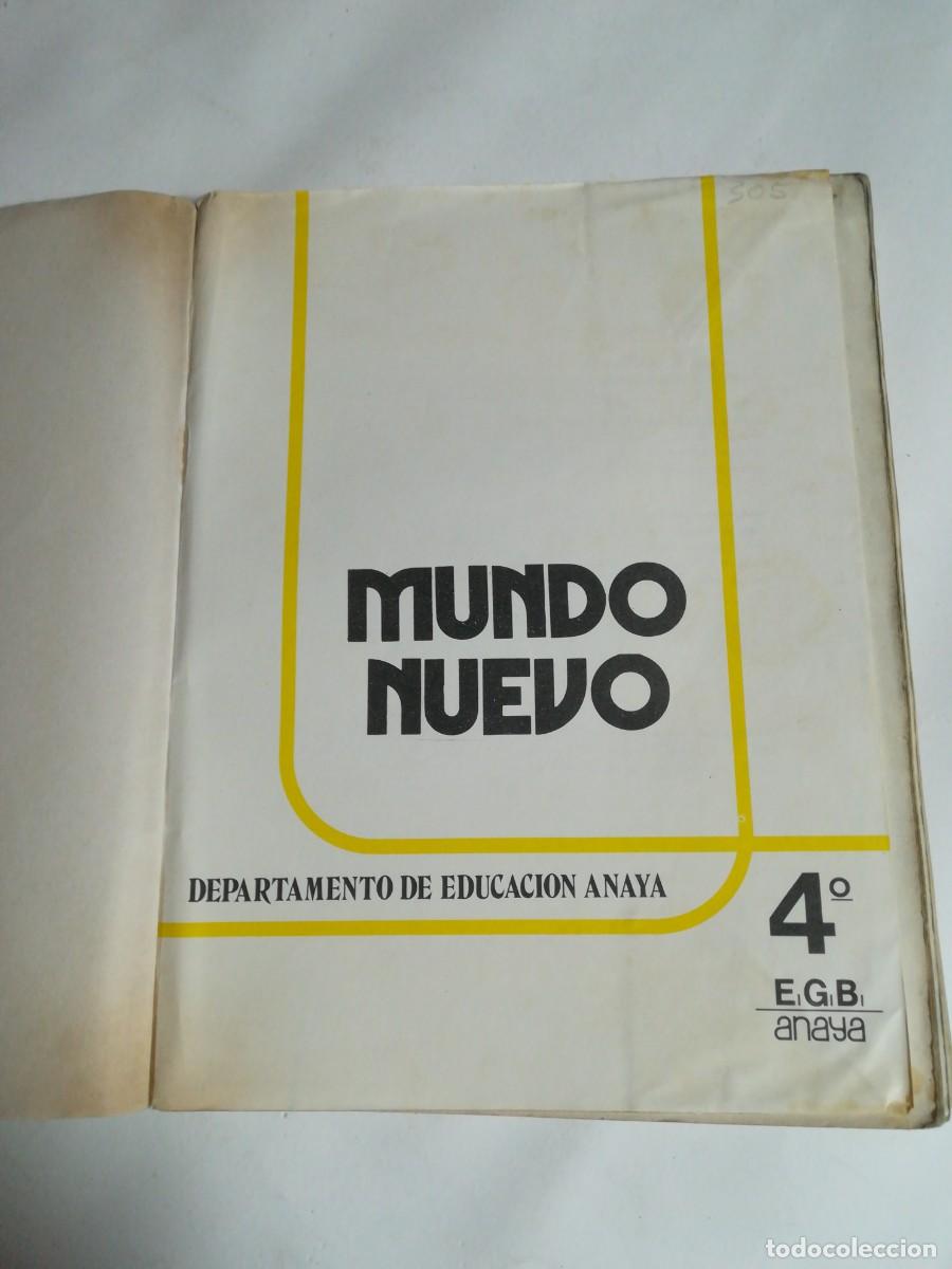 Libros de segunda mano: Mundo Nuevo, 4&deg; EGB, Ediciones Anaya - Foto 6