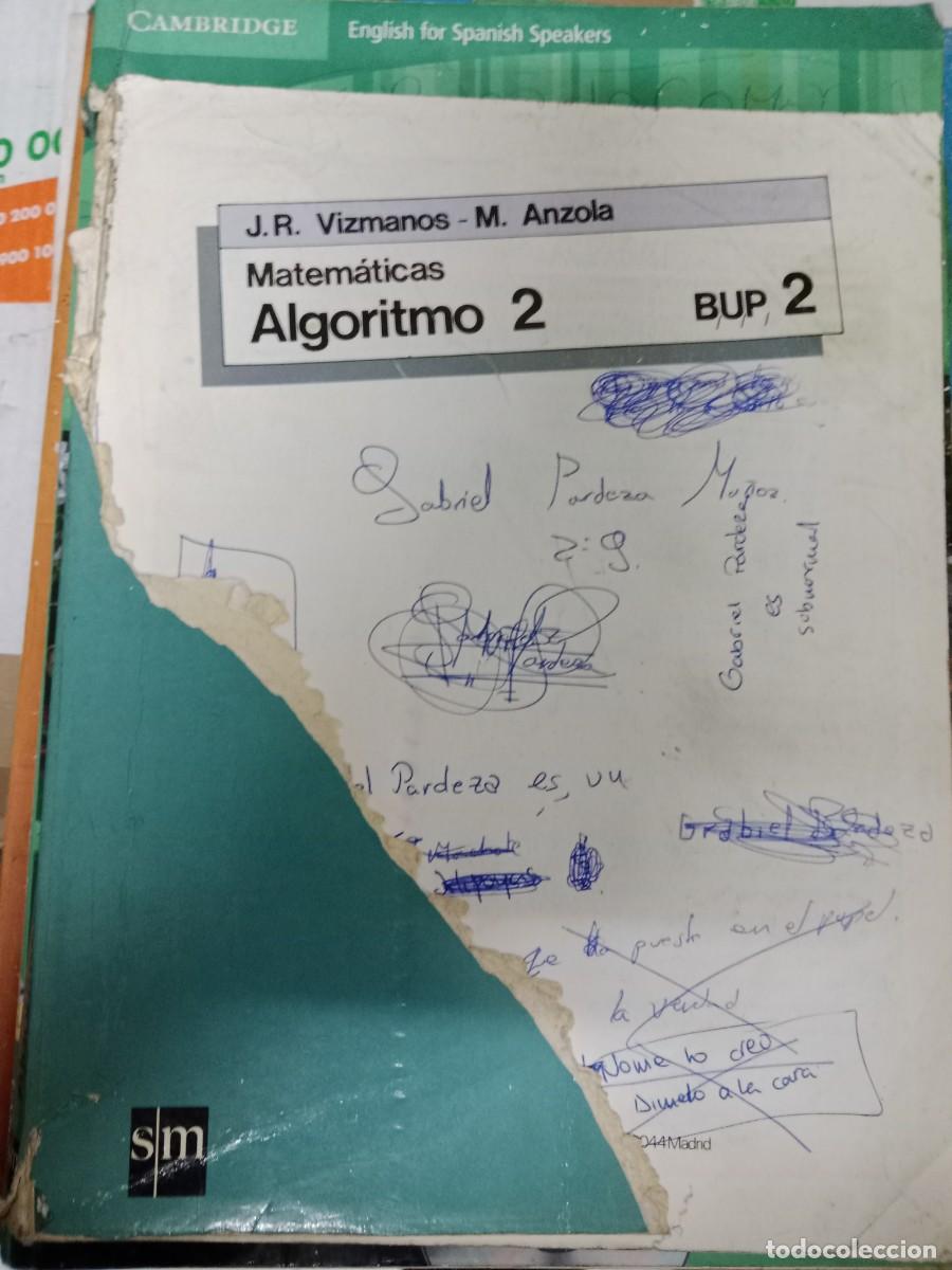 Libros de segunda mano: B-NOT LIBRO MATEMATICAS ALGORITMO 2 BUP ROTA PORTADA - Foto 1