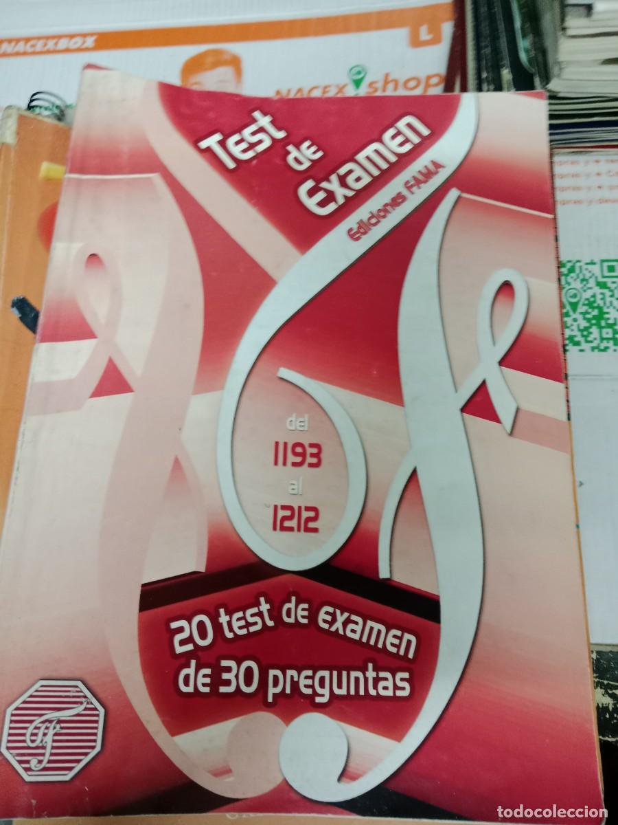 Libros de segunda mano: M-PIO LIBRO TEST DE EXAMEN FAMA - Foto 1