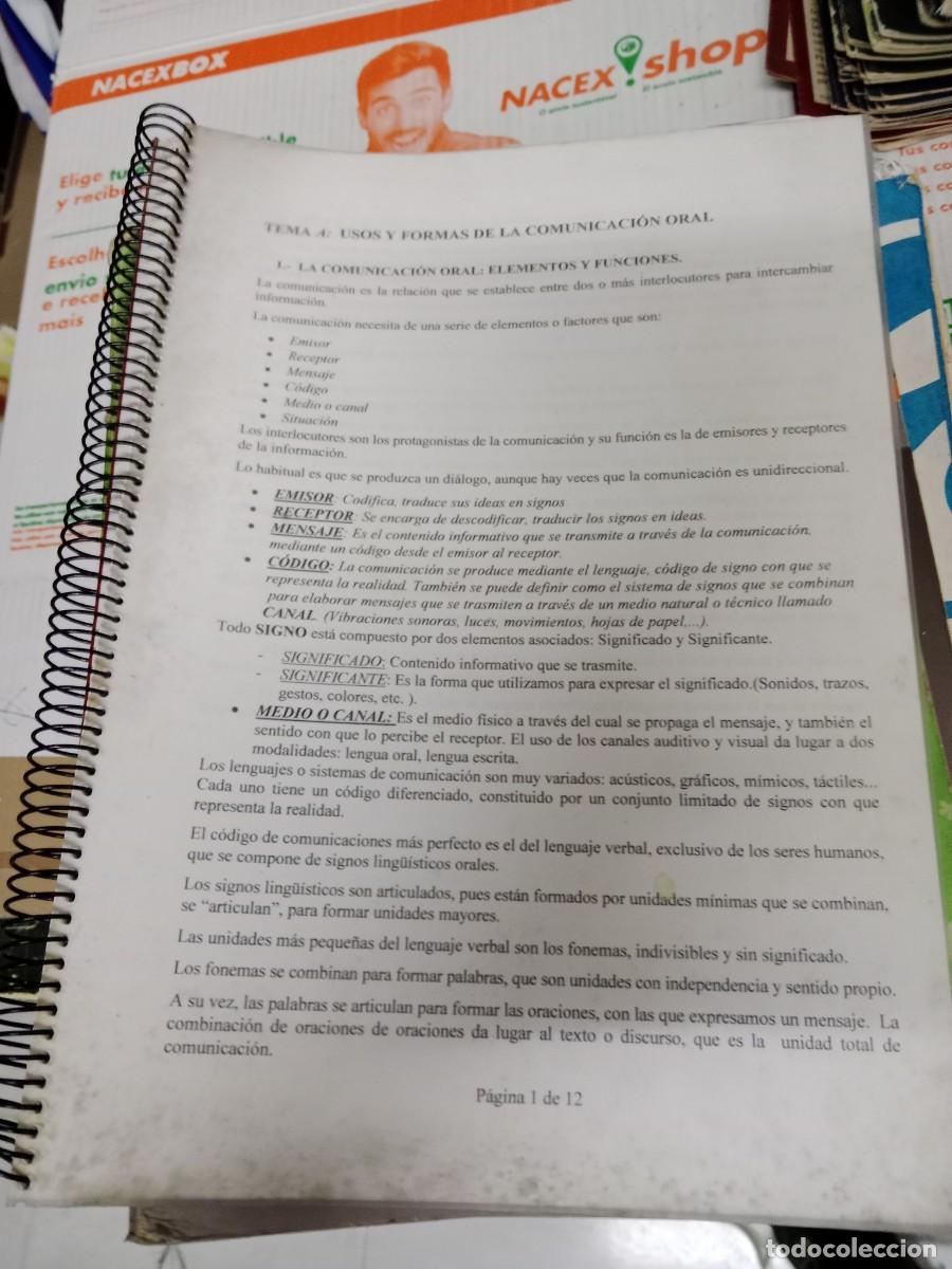 Libros de segunda mano: M-PIO LIBRO COMUNICACION ORAL FOTOCOPIADO - Foto 1