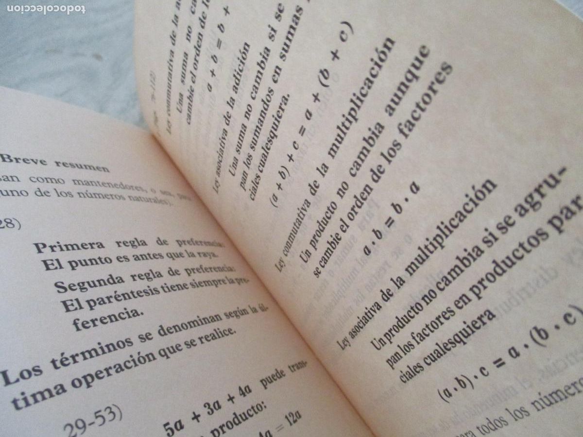 Libros de segunda mano: INTRODUCCI&Oacute;N AL &Aacute;LGEBRA, FUNDAMENTOS-GERHARD STEIDLE-1974-EDT: BRU&Ntilde;O- ENSE&Ntilde;ANZA PROGRAMADA - Foto 6