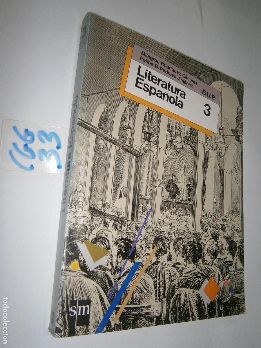 Libros de segunda mano: ANTIGUO LIBRO DE TEXTO - LITERATURA ESPA&Ntilde;OLA 3&ordm; BUP