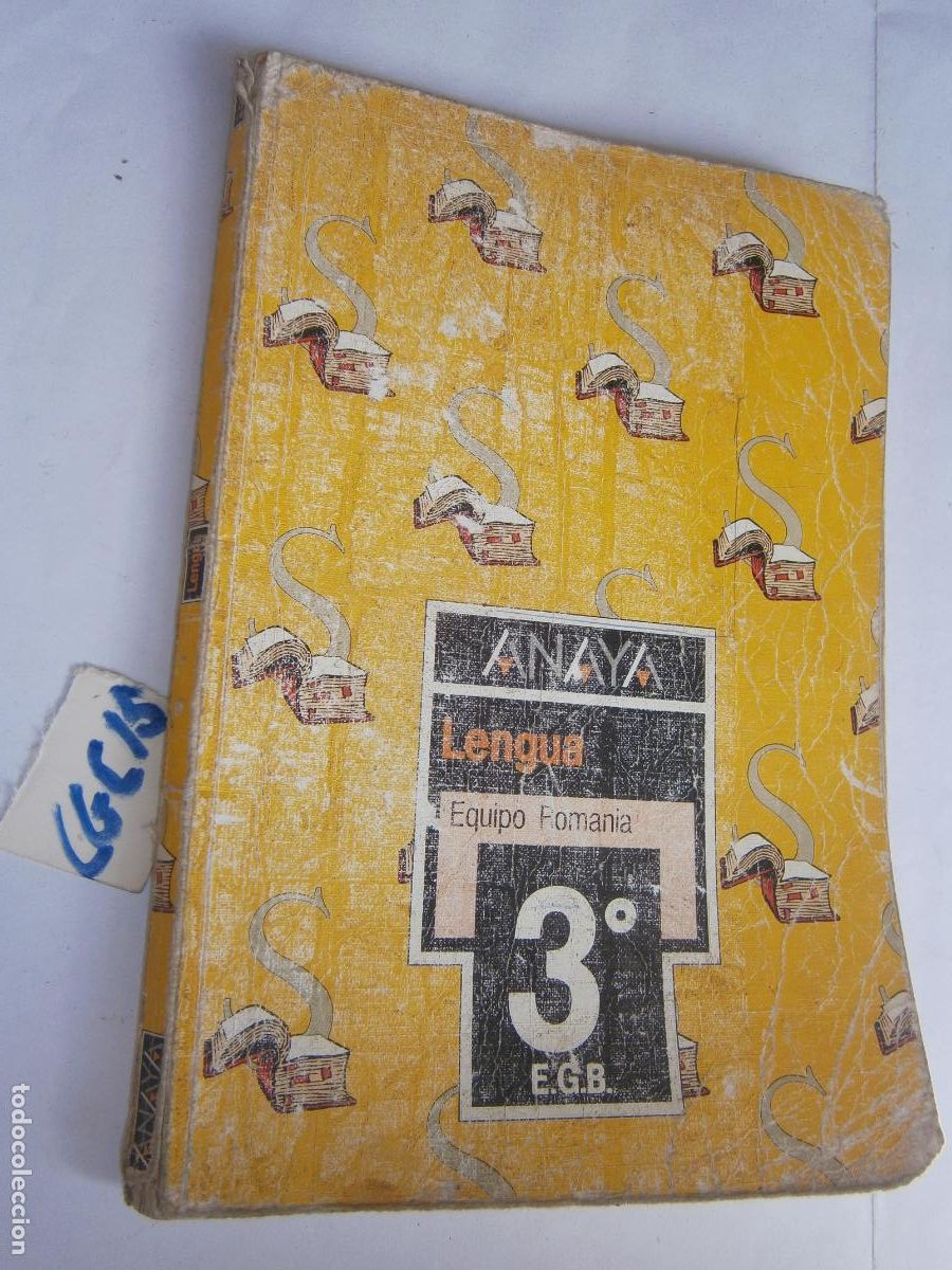 Libros de segunda mano: ANTIGUO LIBRO DE TEXTO - LENGUA 3&ordm; EGB - Foto 1