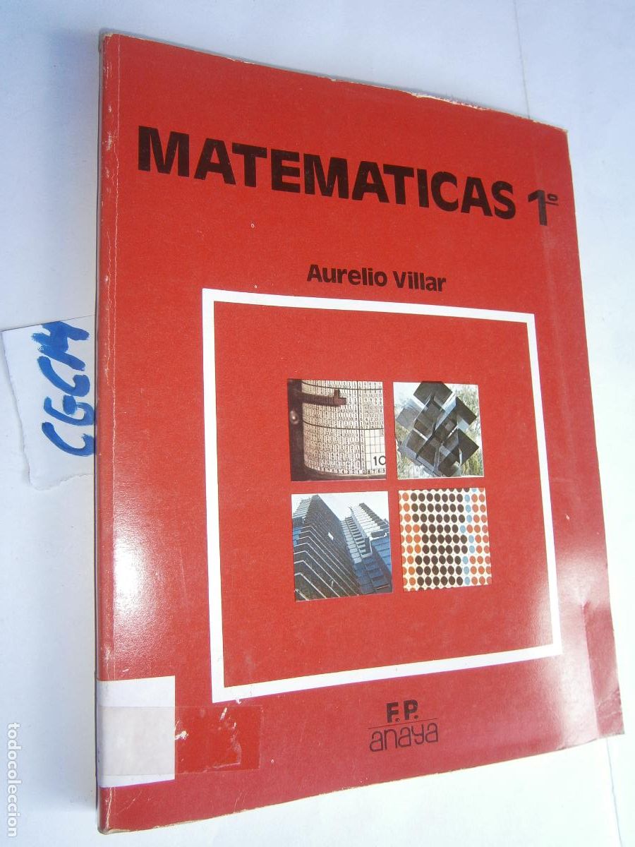 Libros de segunda mano: ANTIGUO LIBRO DE TEXTO - MATEMATICAS 1&ordm; FP1 - Foto 1