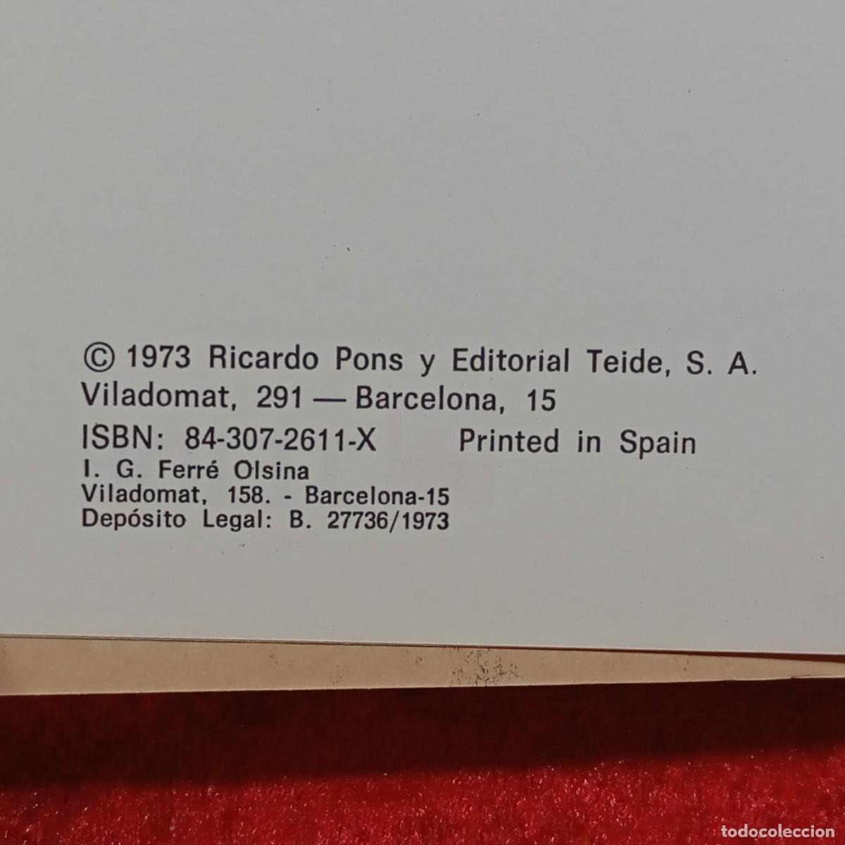 Libros de segunda mano: MATEM&Aacute;TICA - RICARDO PONS- LIBRO DE CONSULTA - E.G.B. - 7&ordm; EGB - TEIDE / 1.333 - Foto 4