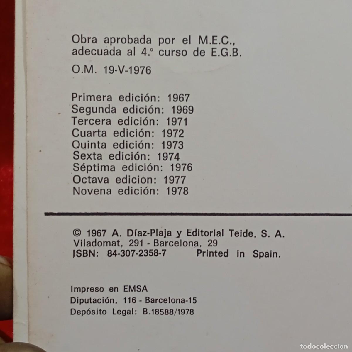 Libros de segunda mano: LA ISLA LLENA - TEIDE - AURORA DIAZ-PLAJA - 1978 / 1.233 - Foto 4