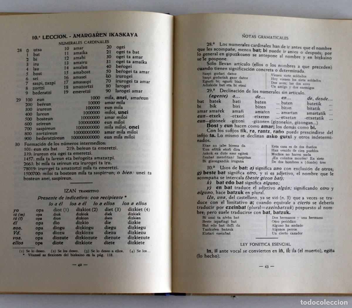 Libros de segunda mano: GRAM&Aacute;TICA VASCA. P. Jos&eacute; de Zabala - Arana. - Foto 4