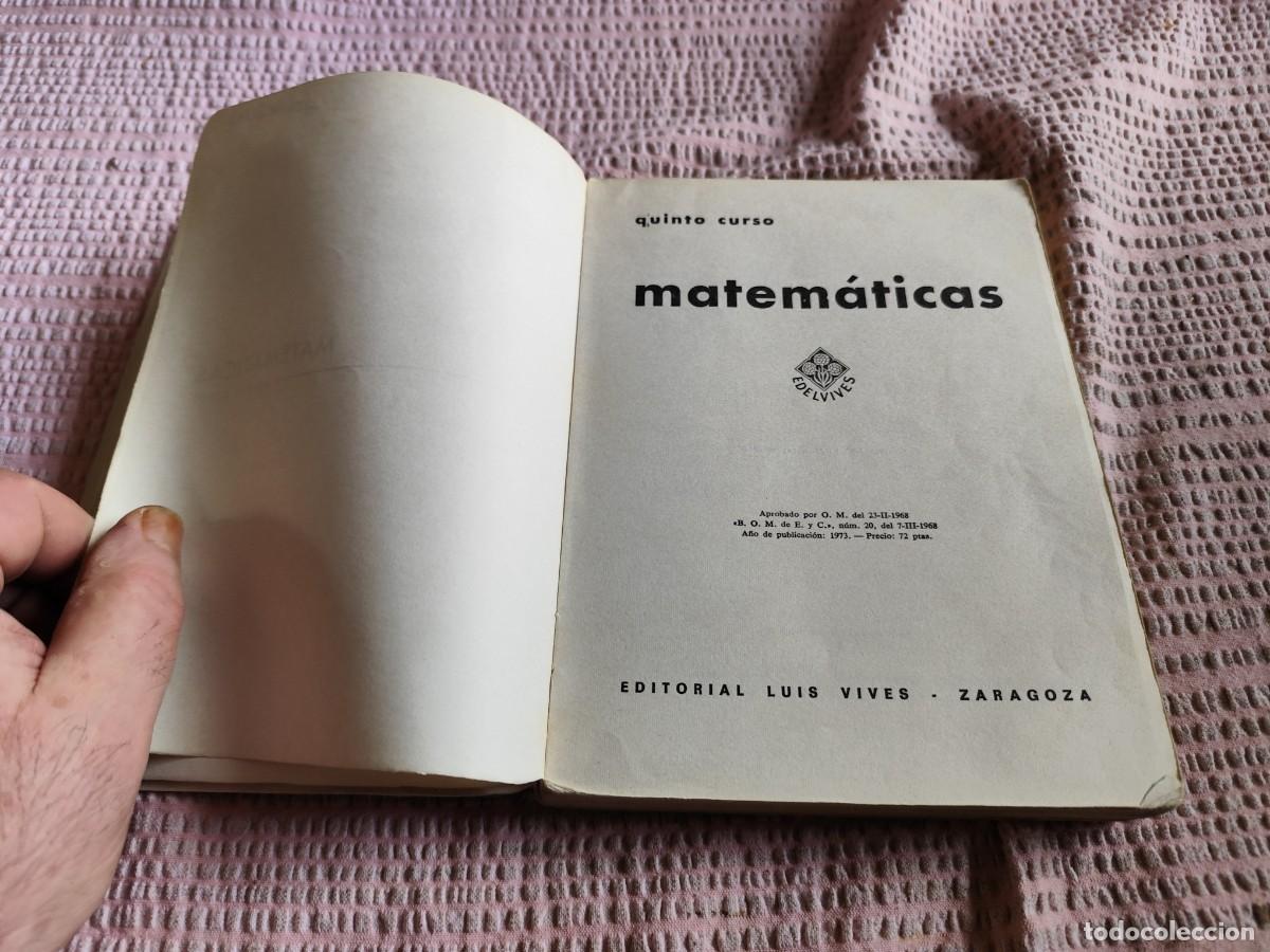 Libros de segunda mano: MATEMATICAS 5&ordm;CURSO / / EVA 248 / LUIS VIVES - Foto 5