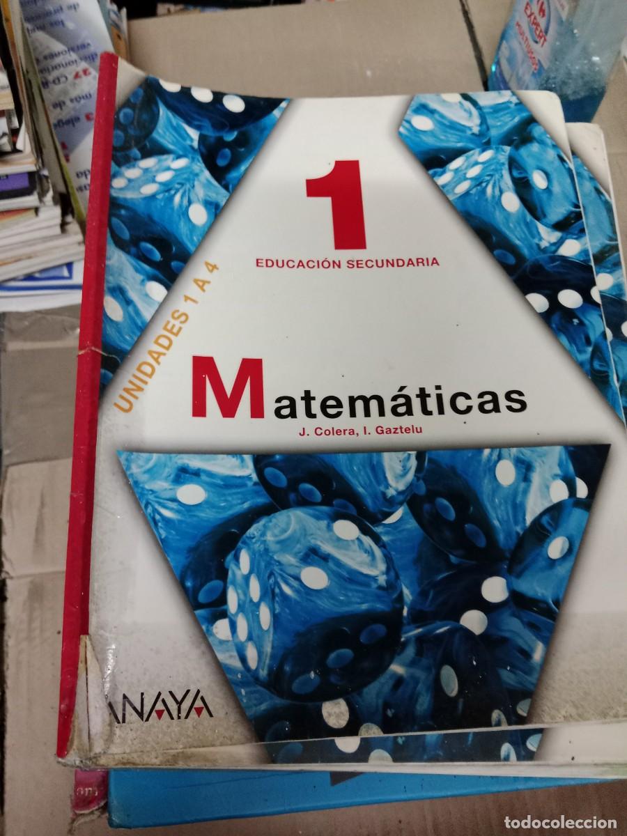 Libros de segunda mano: M LIBRO DE TEXTO MATEMATICAS 1 ESO ANAYA - Foto 1