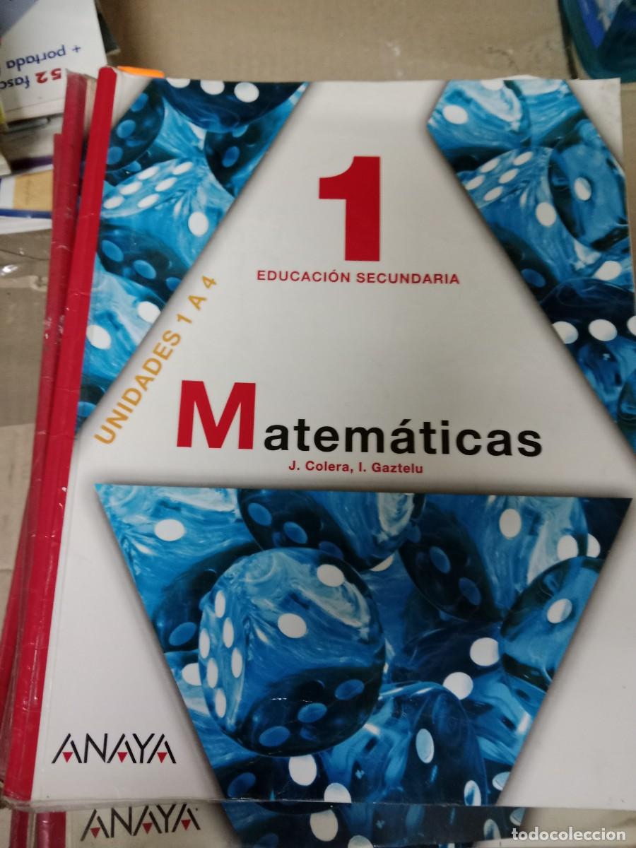 Libros de segunda mano: M LIBRO DE TEXTO MATEMATICAS 1 ESO ANAYA - Foto 1