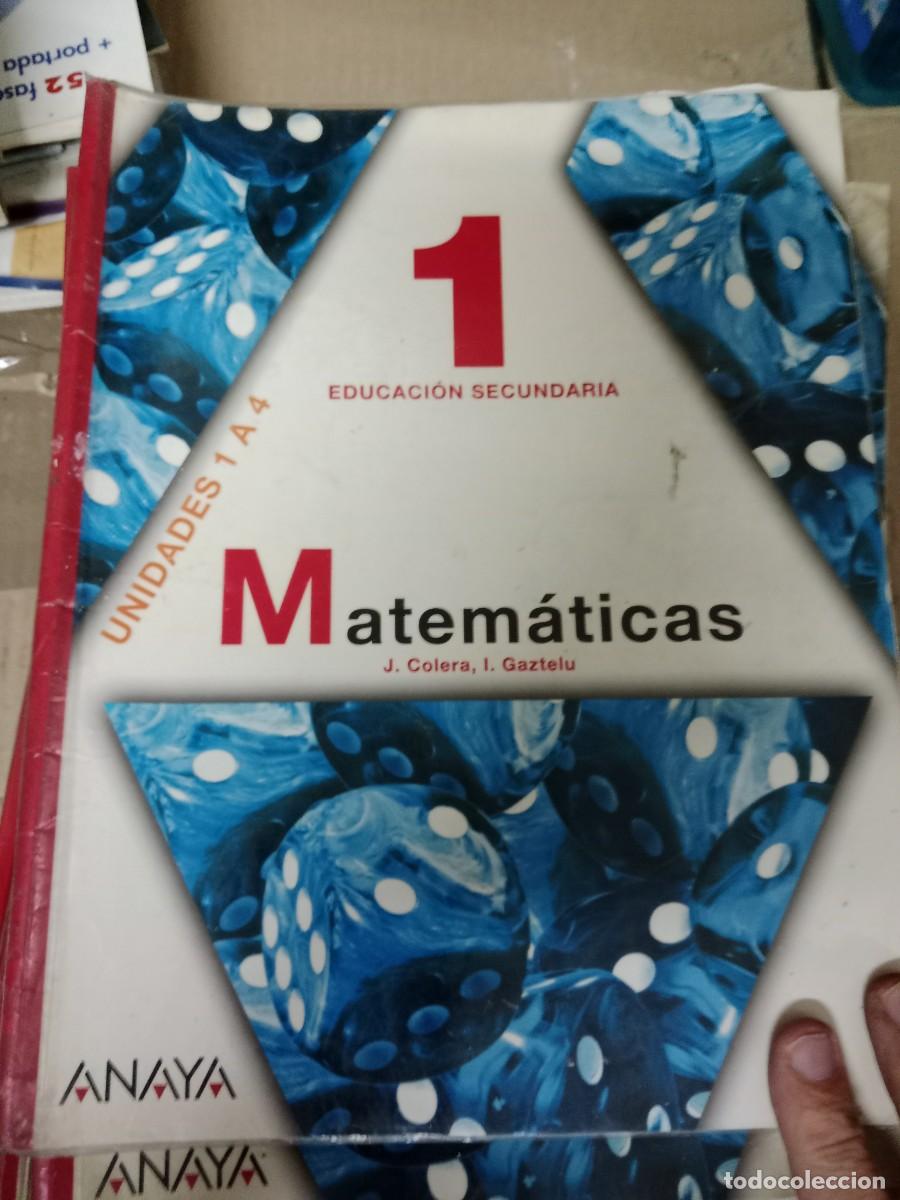 Libros de segunda mano: M LIBRO DE TEXTO MATEMATICAS 1 ESO ANAYA - Foto 1