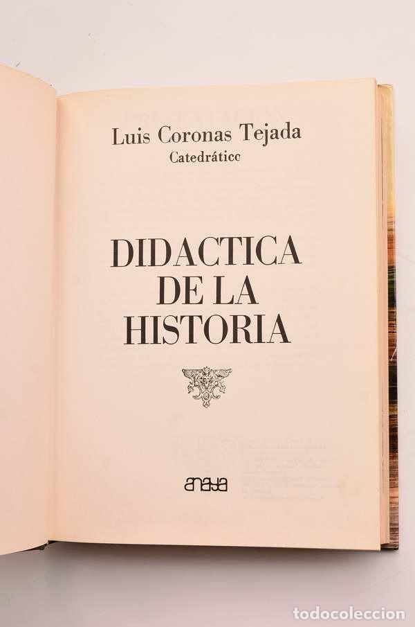 Libros de segunda mano: Did&aacute;ctica de la historia - CORONAS TEJADA, Luis - Foto 3