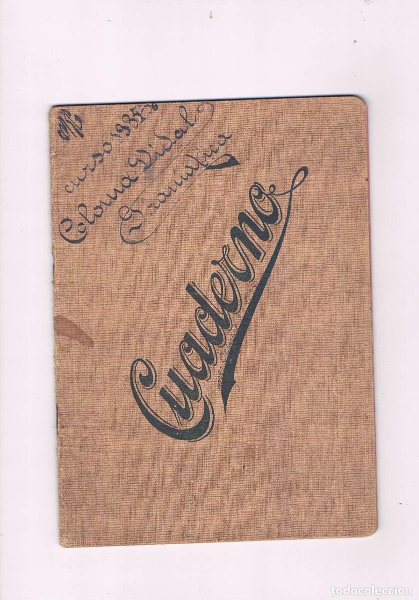Libros de segunda mano: Cuaderno escolar antiguo curso 1935 36 - Foto 1