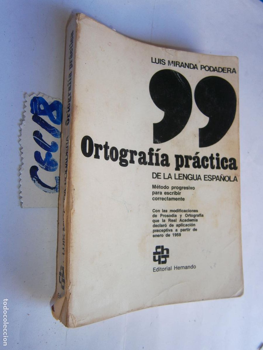 Libros de segunda mano: ANTIGUO LIBRO DE TEXTO - ORTOGRAFIA PRACTICA DE LA LENGUA ESPA&Ntilde;OLA - Foto 1