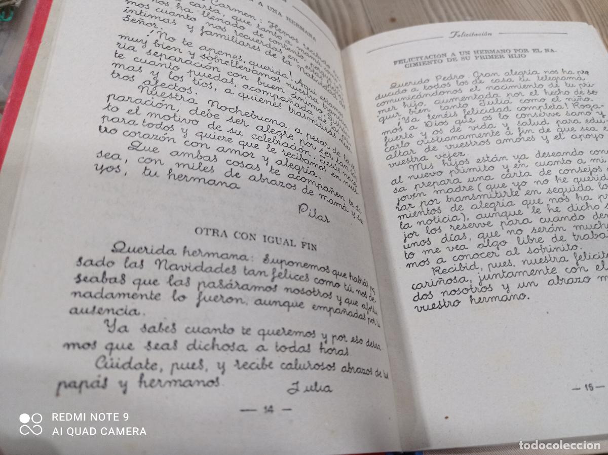 Libros de segunda mano: MANUSCRITO EPISTOLAR. SALVATELLA, 1952. 95 PP - Foto 4