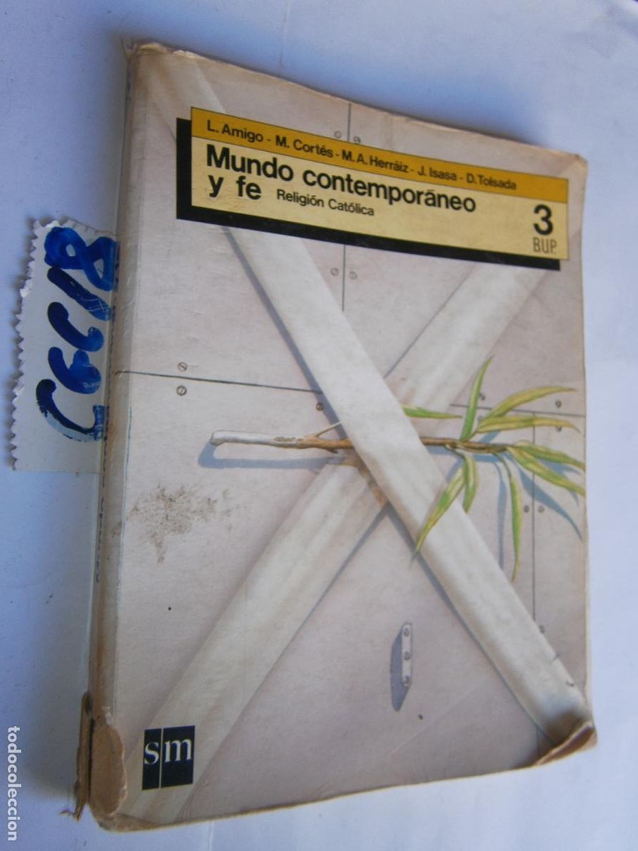Gebrauchte B&uuml;cher: ANTIGUO LIBRO DE TEXTO - MUNDO CONTEMPORANEO Y FE 3&ordm; BUP