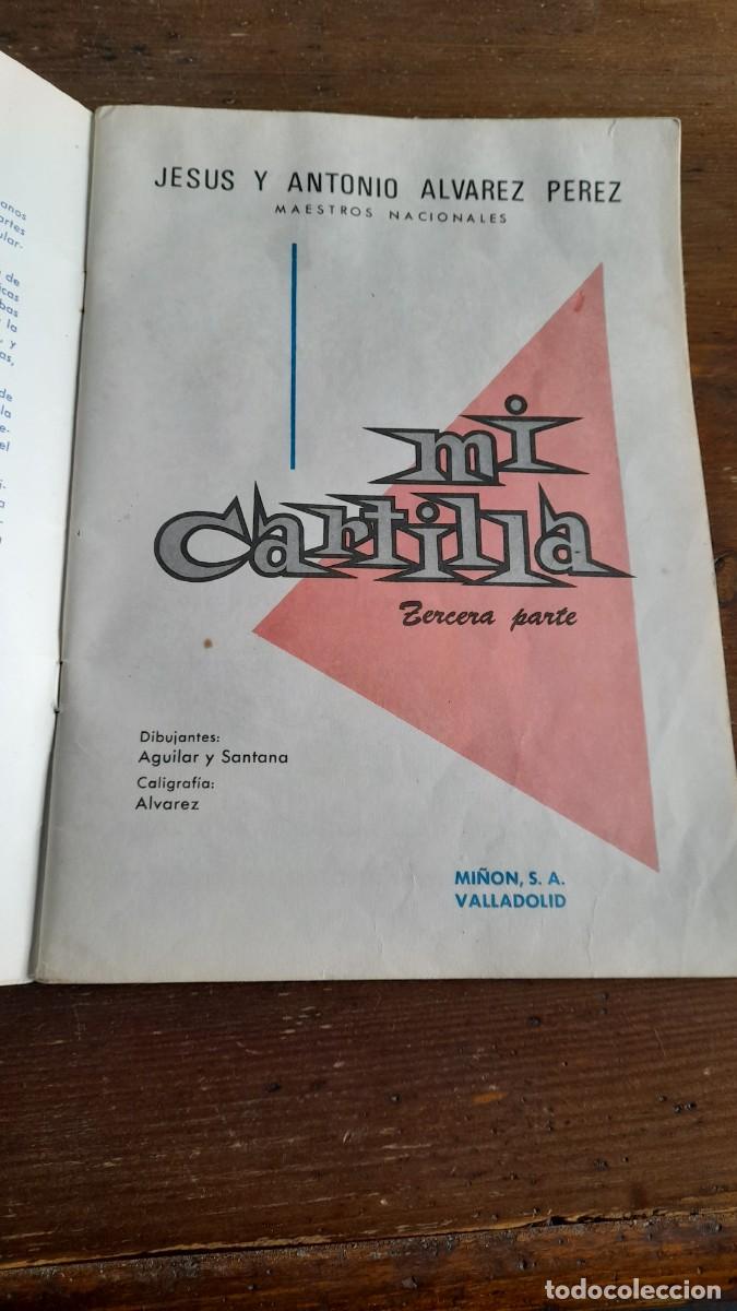 Libros de segunda mano: Libro Mi cartilla tercera parte editorial Alvarez Mi&ntilde;on - Foto 2