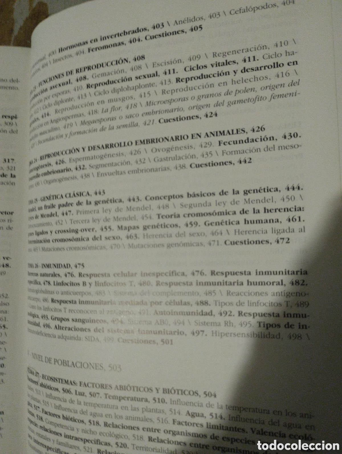 Libros de segunda mano: BIOLOG&Iacute;A COU MENCH&Uacute; ORTIZ DE LANZAGORTA - Foto 8
