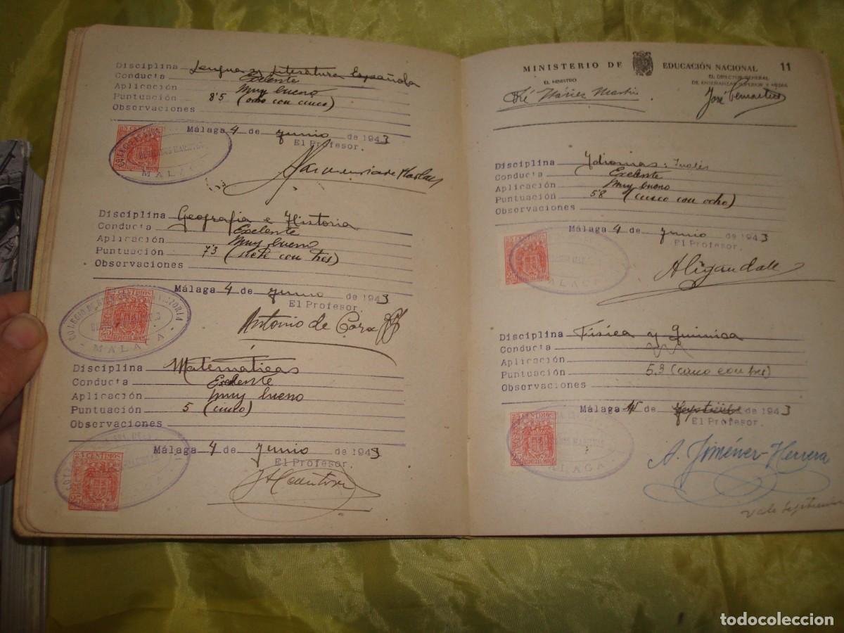 Libros de segunda mano: LIBRO DE CALIFICACION ESCOLAR. ENSE&Ntilde;ANZA MEDIA. 1940 - Foto 2