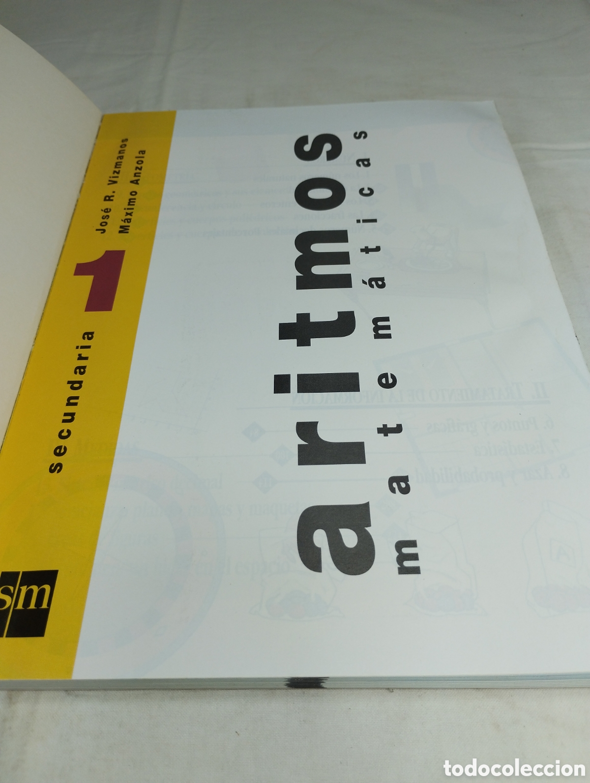 Libros de segunda mano: Aritmos - Matem&aacute;ticas. Editorial SM. 1996 - Foto 2