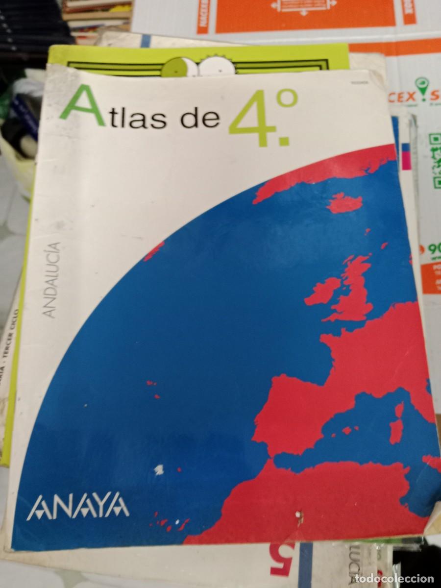 Libros de segunda mano: E-VAC LIBRO TEXTO ATLAS 4 ANAYA - Foto 1