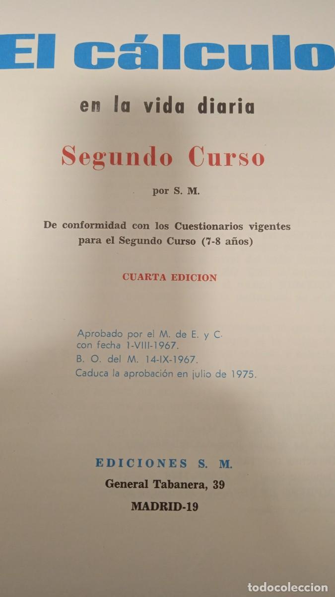 Libros de segunda mano: El calculo en la vida diaria 2 curso - SM. - Foto 3