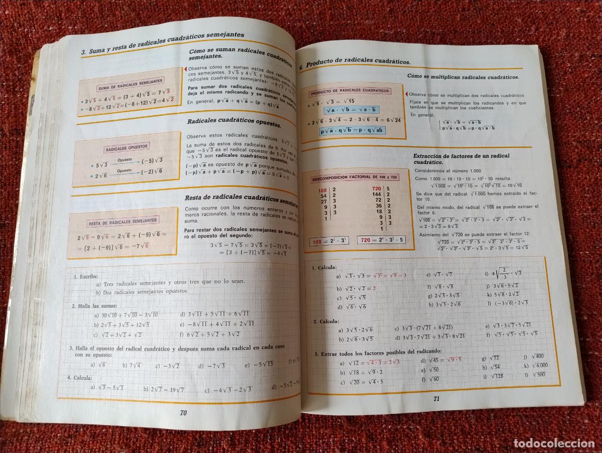 Libros de segunda mano: MATEM&Aacute;TICAS 8&ordm; EGB - SANTILLANA - E.G.B. - EDUCACI&Oacute;N GENERAL B&Aacute;SICA - Foto 2