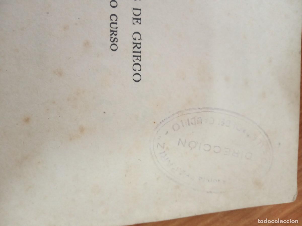 Libros de segunda mano: 1947. Ejercicios de griego. Segundo curso. Pedro Pericay Ferriol - Foto 4