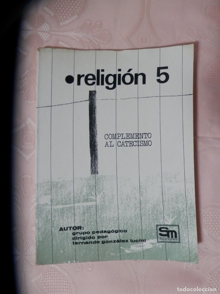 Libros de segunda mano: Religi&oacute;n 5 egb. SM. Libro de texto. - Foto 1