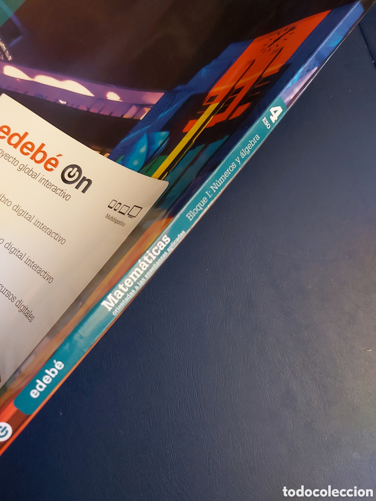 Libros de segunda mano: QUELA LIBRO. MATEM&Aacute;TICAS BLOQUE 1 4 ESO EDEB&Eacute; 2016 - Foto 2