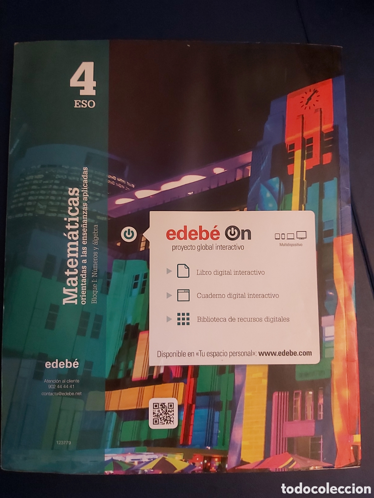 Libros de segunda mano: QUELA LIBRO. MATEM&Aacute;TICAS BLOQUE 1 4 ESO EDEB&Eacute; 2016 - Foto 7