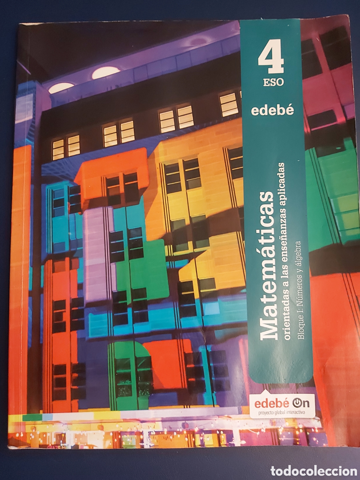 Libros de segunda mano: QUELA LIBRO. MATEM&Aacute;TICAS BLOQUE 1 4 ESO EDEB&Eacute; 2016 - Foto 1