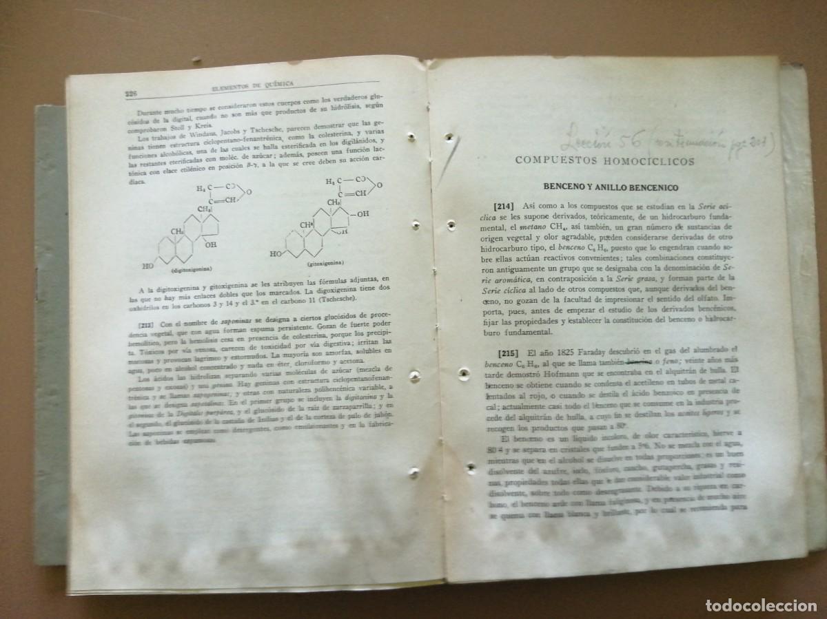 Libros de segunda mano: ELEMENTOS DE QU&Iacute;MICA. TOMO SEGUNDO - Foto 2