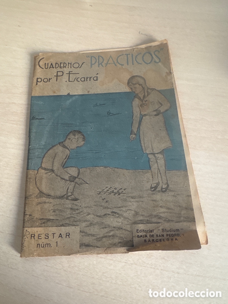 Libros de segunda mano: Cuaderno, ejercicios pr&aacute;cticos, restar n&uacute;mero 1 editorial studium por P. Escarra - Foto 1
